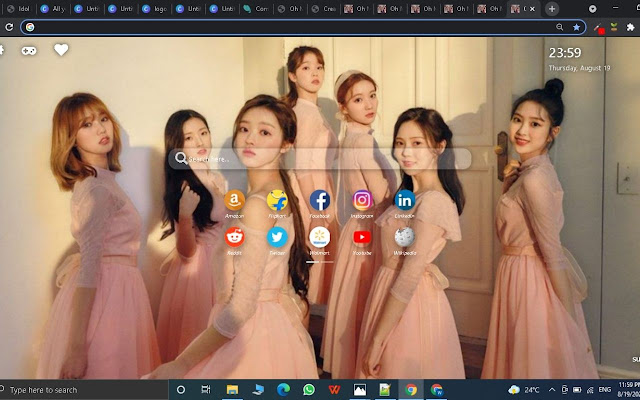 Oh My Girl Kpop Wallpaper New Tab Theme