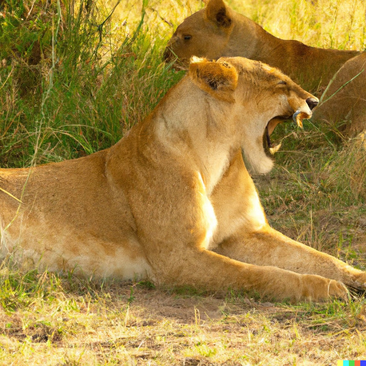 Lions in Kenya