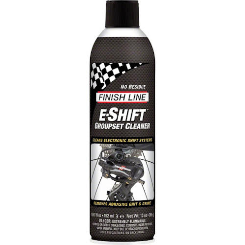 Finish Line E-Shift Cleaner Electronic Groupset Cleaner, 16oz Aerosol