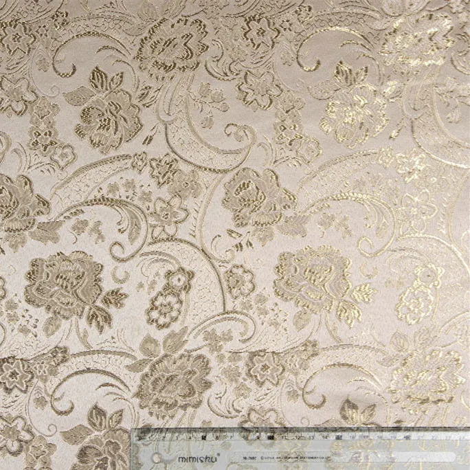 Title 7, Gouden en zilveren polyester jacquard stof voor...