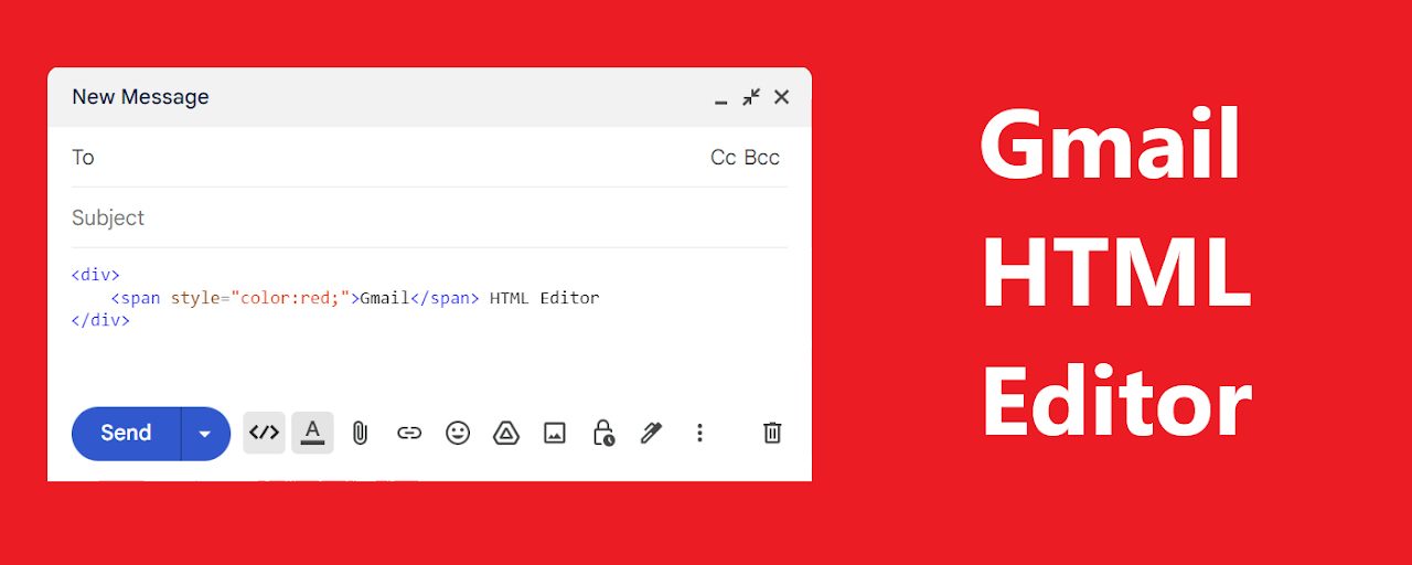 Gmail HTML Editor Preview image 9