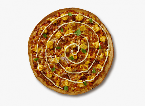 Kadhai Paneer Flavoured Pizza