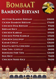 Bombaat Bomboo Biryani menu 1