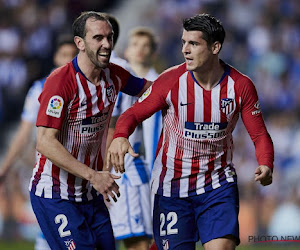 Geblesseerde Januzaj kijkt toe hoe tienkoppig Atlético Madrid dankzij Morata komt winnen