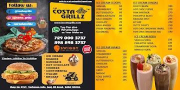 La Costa Grillz menu 