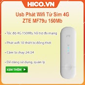 Jazz W02 Zte Mf79U Rs800W Usb Dcom Phát Wifi 3G 4G Tốc Độ Cao Giá Rẻ