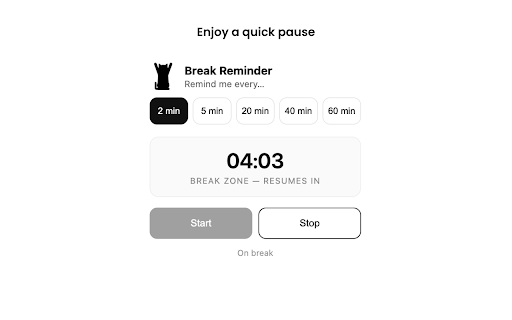 Break Reminder screenshot 3