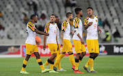 Kaizer Chiefs players chat during the Absa Premiership 2019/20 game between Stellenbosch FC and Kaizer Chiefs at Cape Town Stadium on 27 November 2019.