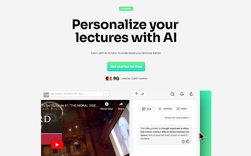 YouLearn - AI companion for learning