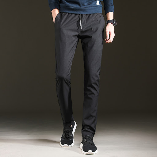 Title 2, Trendy Slim Mens Pants Loose Cropped Sweatpants...