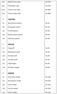 Cookies Bake N Cafe menu 4