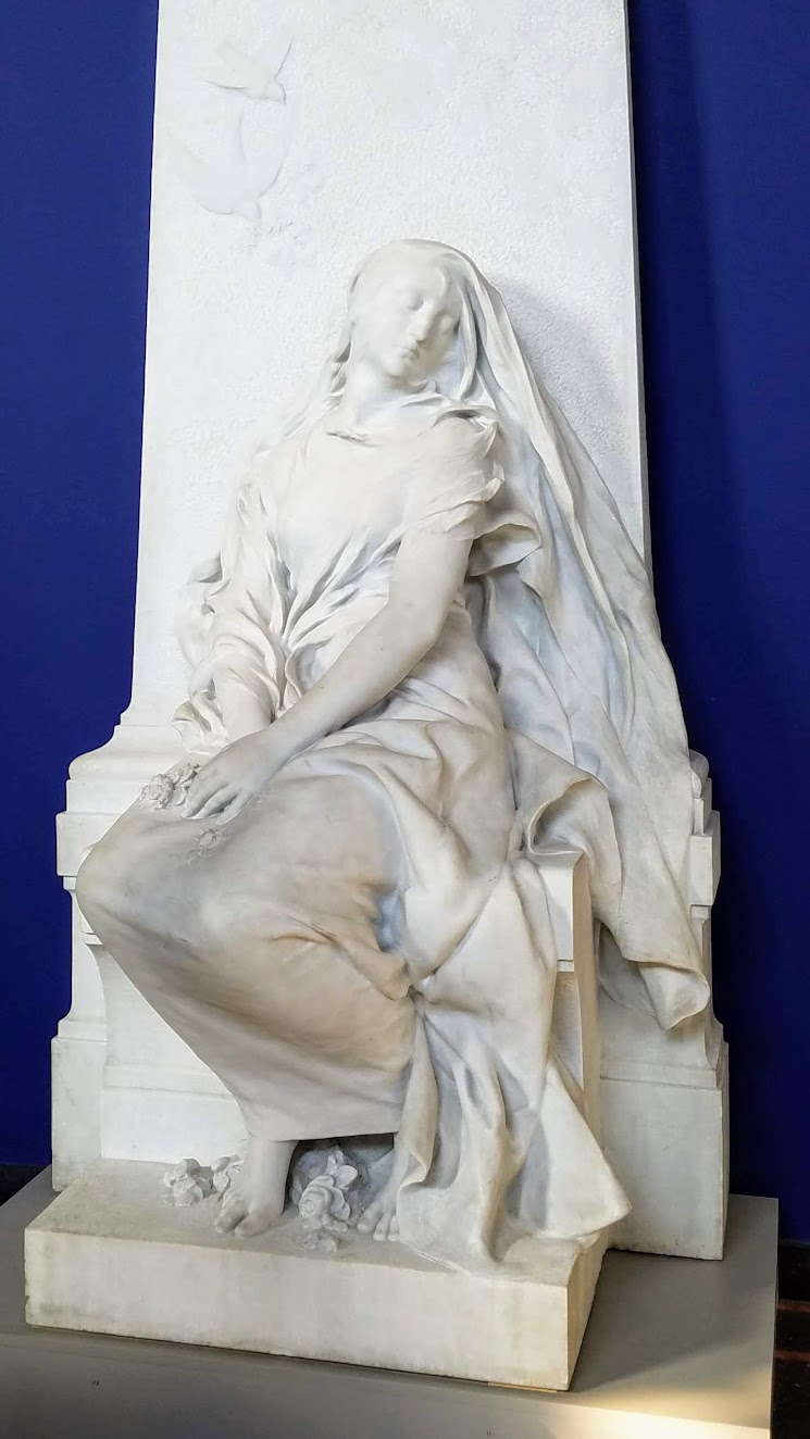 Memory by Antonin Mercié at Ny Carlsberg Glyptotek in Copenhagen