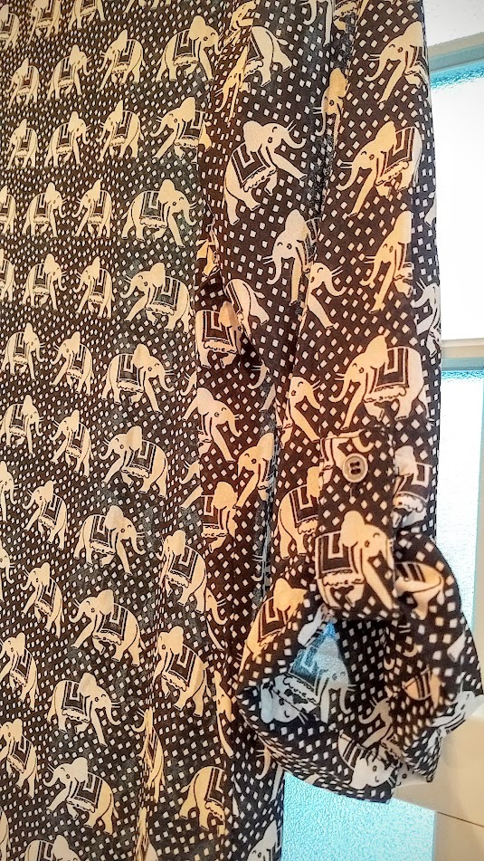 September Stitch Fix Box, Pixley Ellie Printed 3/4 Sleeve Blouse