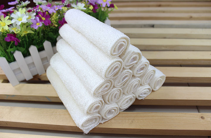 5 Toalhas de Lavar Louça em Fibra de Bambu Anti-Gordura, Super Absorventes e Ecológicas, Perfeitas para Limpeza Eficaz e Sustentável.