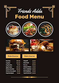 Friends Adda menu 1