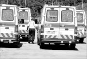 HEALTHY UPGRADE: Kwazulu-Natal yesterday unveiled a new fleet of 150 ambulances. Pic. Mandla Mkhize. 05/12/2006. © Sowetan.