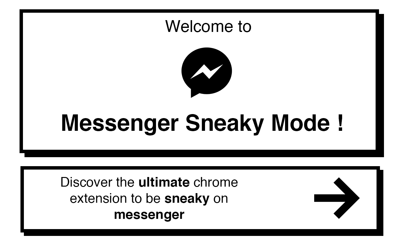 Messenger Sneaky Mode - Hide what needs to be Preview image 0