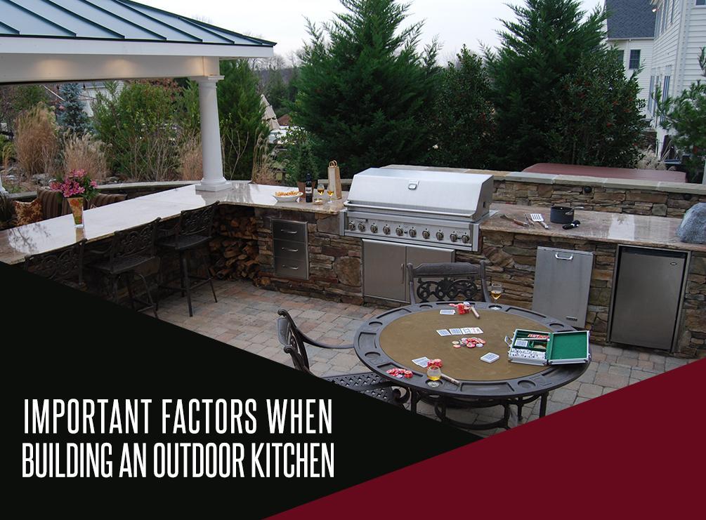 outdoor kitchen