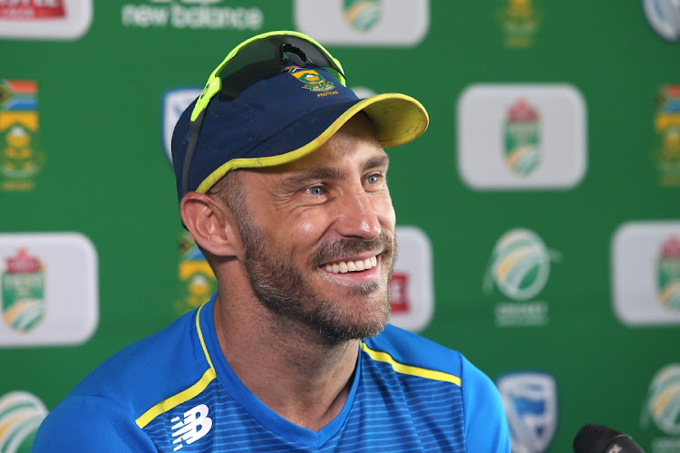 Former Proteas captain Faf du Plessis.