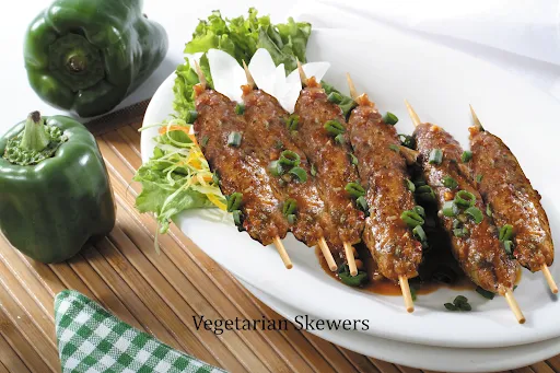 Veg Skewers In Special Thai Sauce