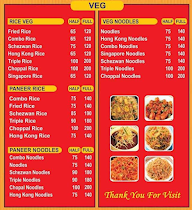 Hotel Shakuntala Chinese Food Corner menu 3