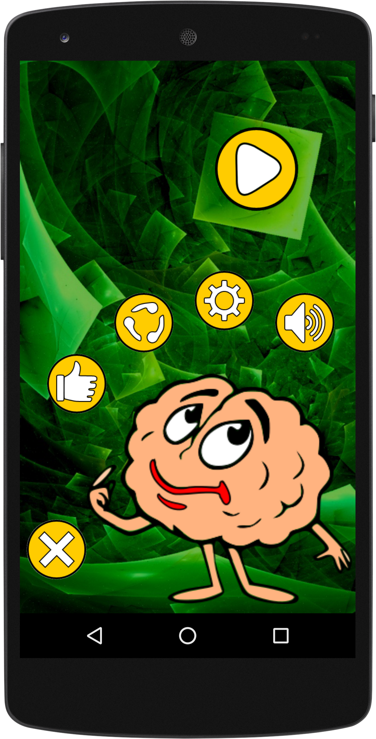 Android application Brain-Training: Restart screenshort