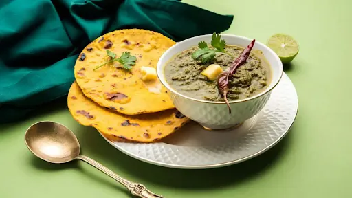 Sarso Ka Saag Single With 2 Makki Roti