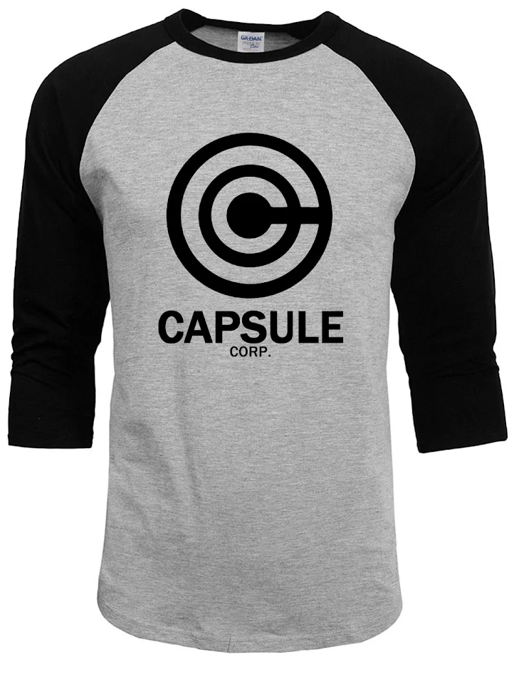 Capsul Corp Long Sleeve T-shirt Three-quarter Sleeve