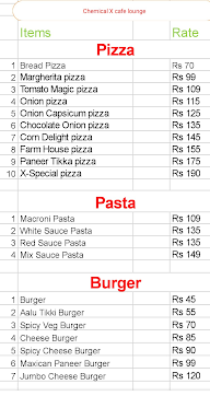 Chemical X menu 1