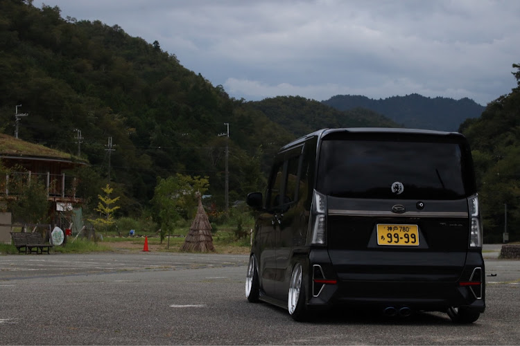 タントカスタムの秋の全国交通安全運動・キング出会えるかも？・車高調変更かに関するカスタム事例の投稿画像2枚目