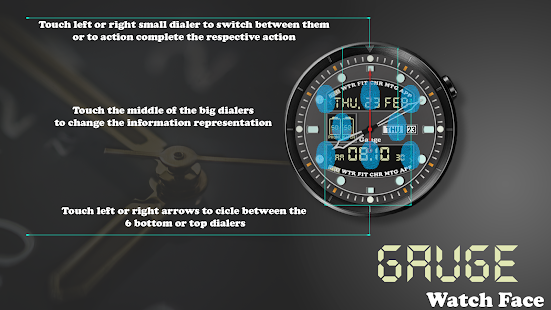  Gauge Watch Face 