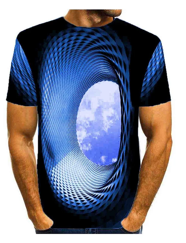 Nuova T-shirt sportiva da uomo a manica corta, girocollo, cartone animato giovanile, slim fit, quattro stagioni. Comoda ed elegante.