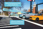 C-V2X will help warn drivers of a possible pedestrian risk