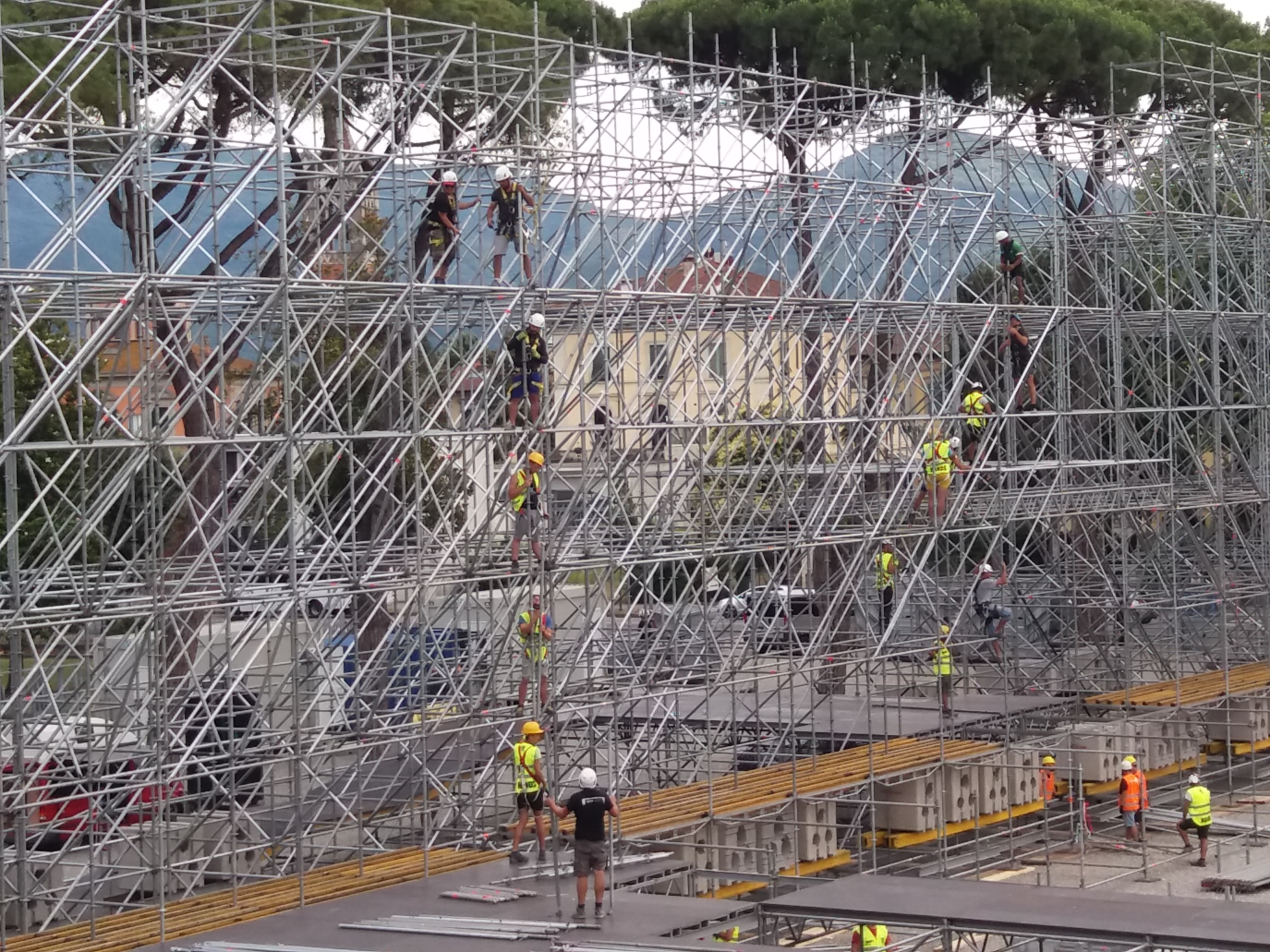 Il palco di Giorgio Lucca