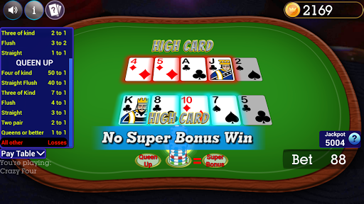 Screenshot Crazy Four Poker