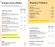 Nando's menu 3