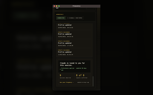 Frequency screenshot 5
