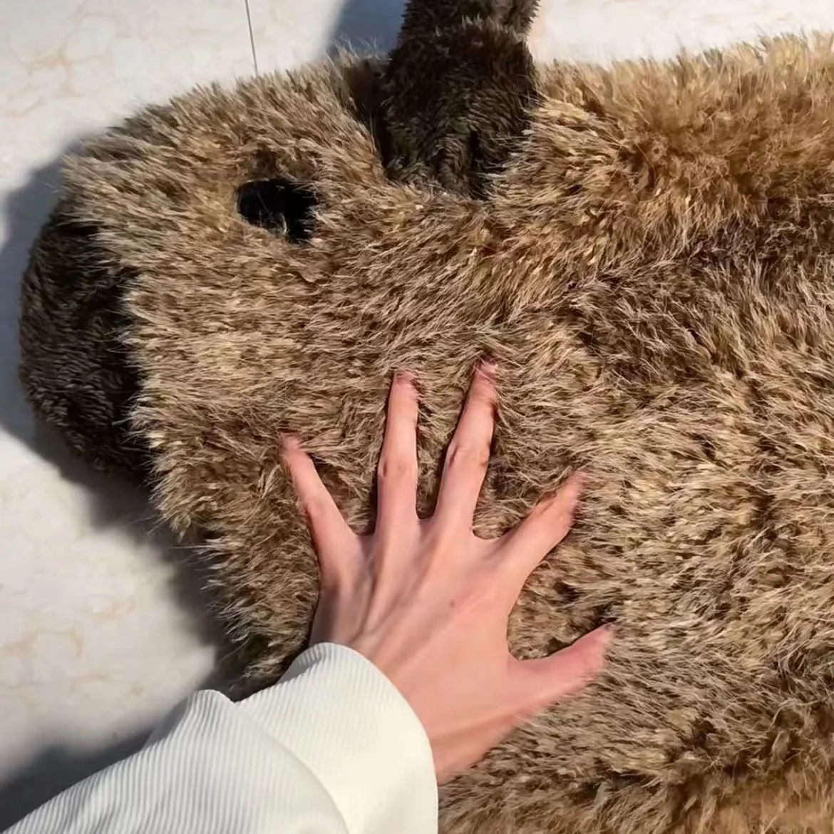 Title 2, Sac fourre-tout en peluche à une épaule Grande ...