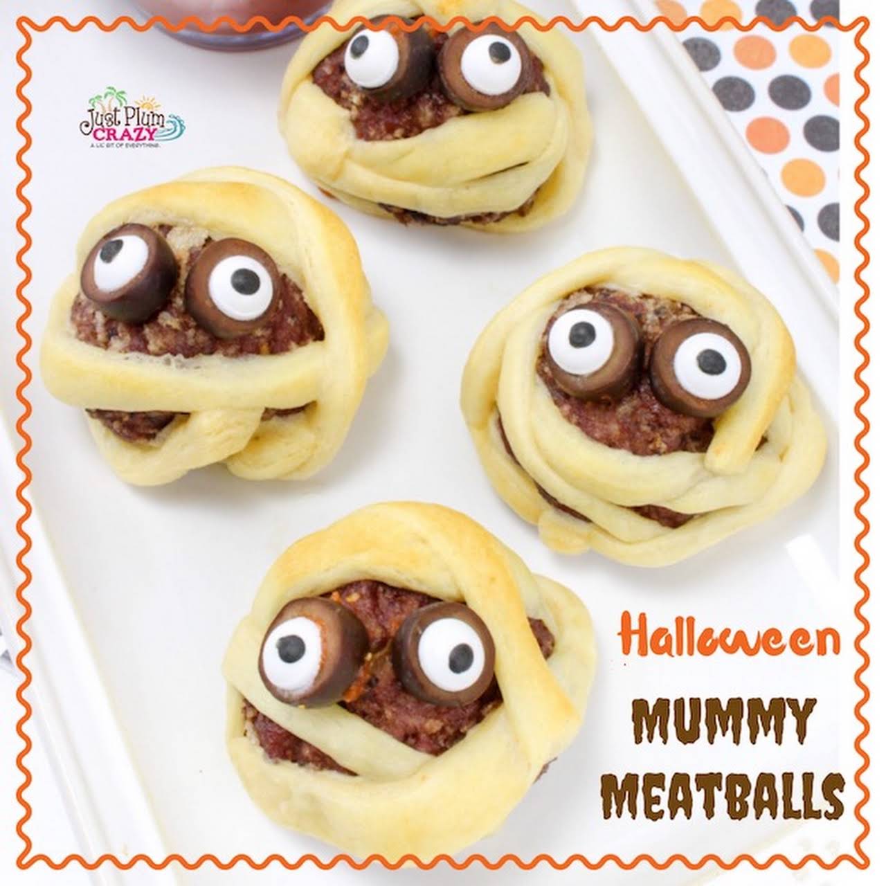 Halloween Mummy Meatball