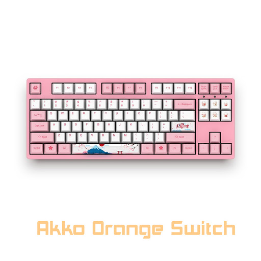 Bàn phím AKKO 3087 World Tour - Tokyo Switch Orange (87 keys) - Hàng trưng bày