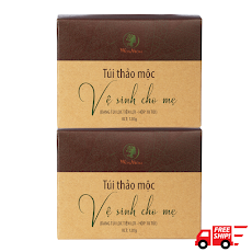 Combo 2 Hộp Túi Thảo Mộc Xông Vùng Kín Thơm Tho Cho Mẹ Bầu & Sau Sinh Wonmom (10 Túi/Hộp )