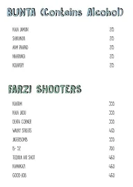 Farzi Cafe menu 2