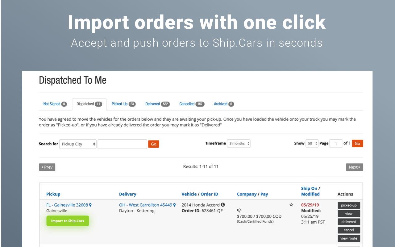 Ship.Cars Loadboard Extension Preview image 5