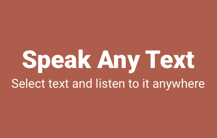 Speak Any Text small promo image