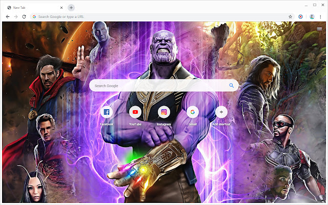 Thanos Marvel Wallpapers New Tab