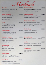 Hotel Rajyog Garden menu 2