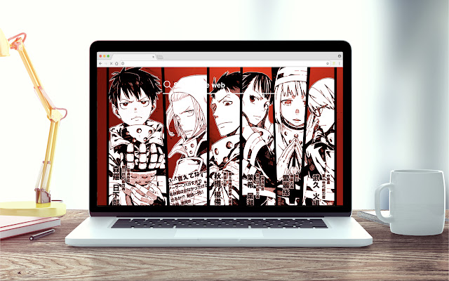 Fire Force New Tab Game Theme