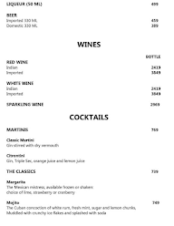 Skinners Bar menu 3