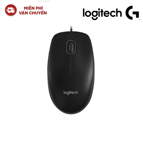 Chuột Máy Tính Logitech B100 Đen Hàng Chính Hãng