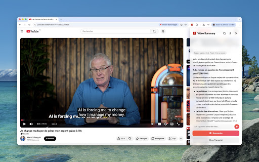 YouTube TLDW; screenshot 1